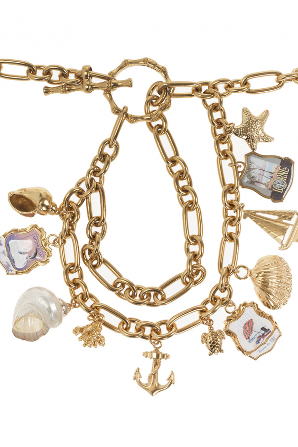 Zimmermann Brass belt with charms