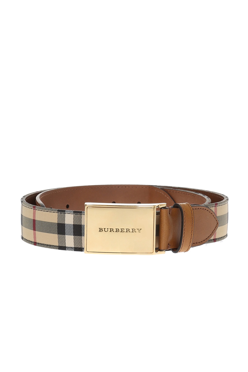 Burberry Signature Belt in Brown for Men