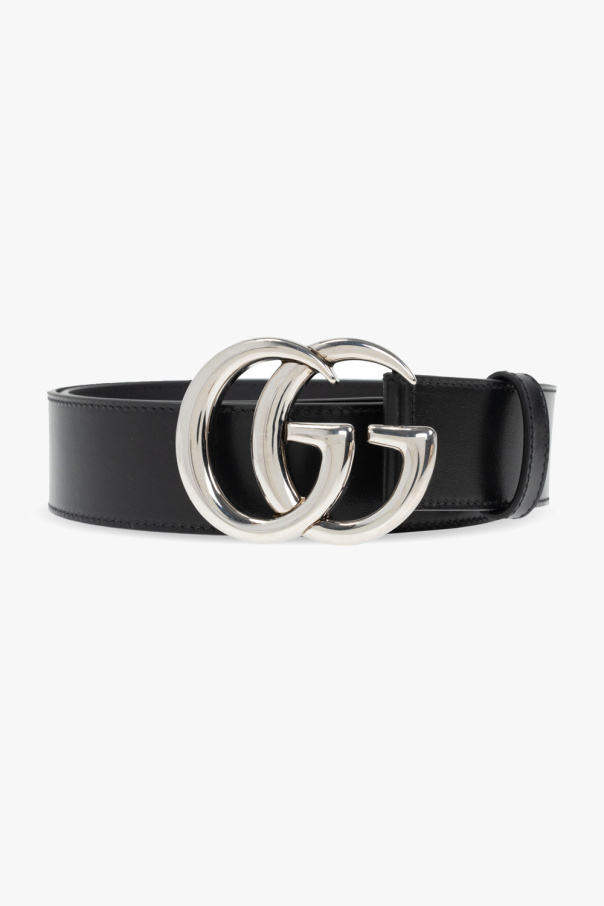gucci washed Belt with logo