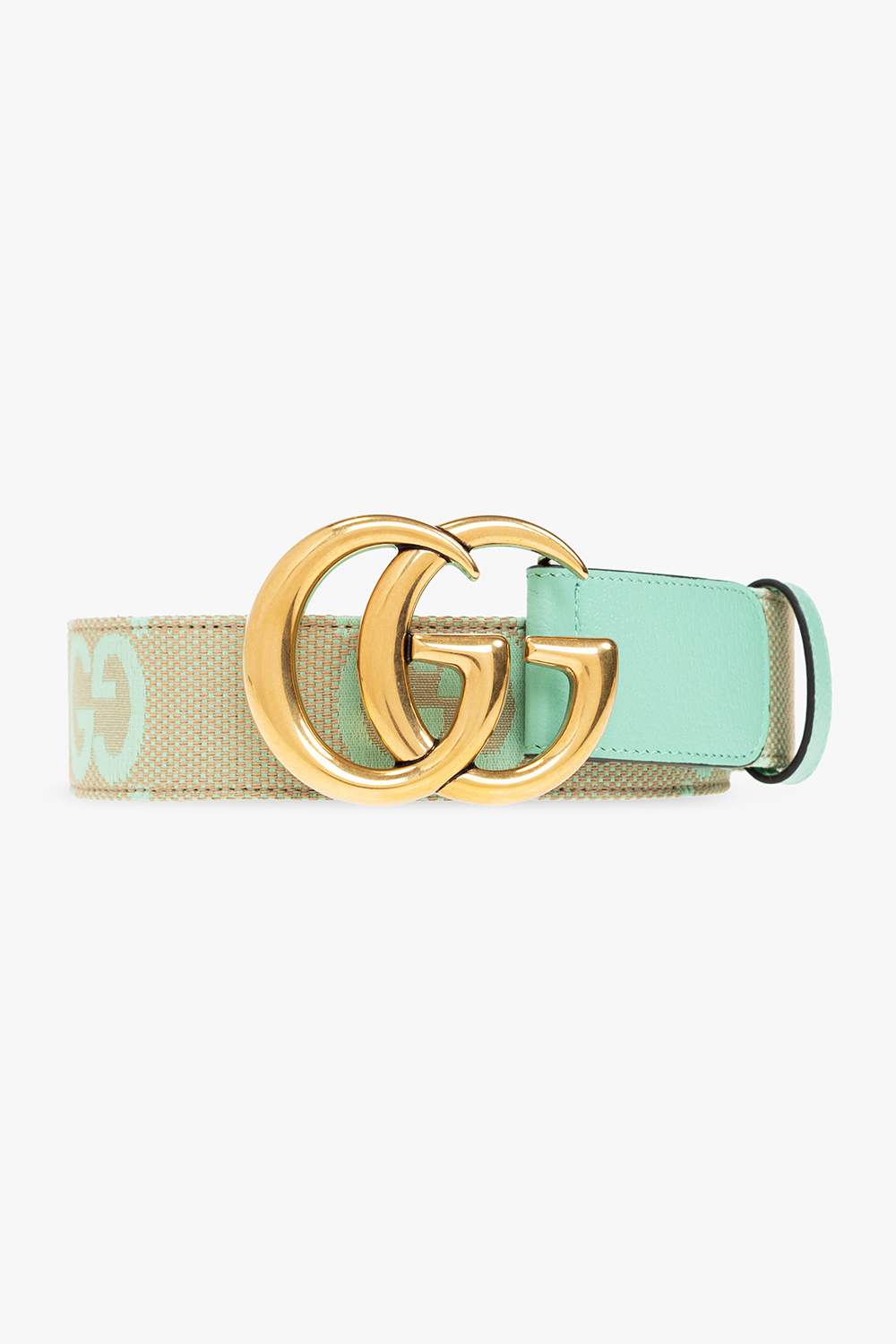 Green Belt with logo Gucci - Vitkac Sweden
