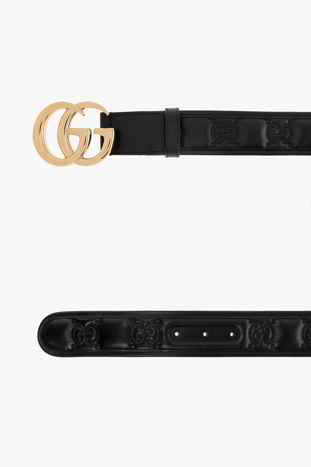 Gucci Leather GG Belt