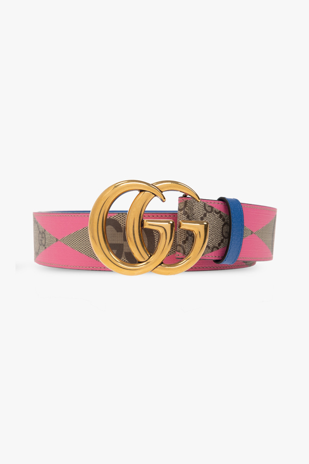gucci feels Belt from ‘GG Supreme’ canvas