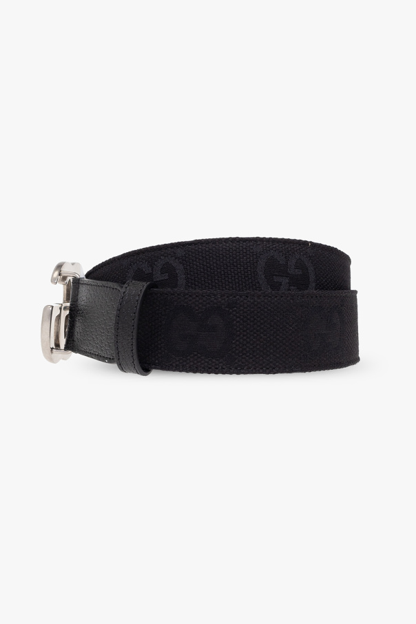 Gucci Monogram Leather belt