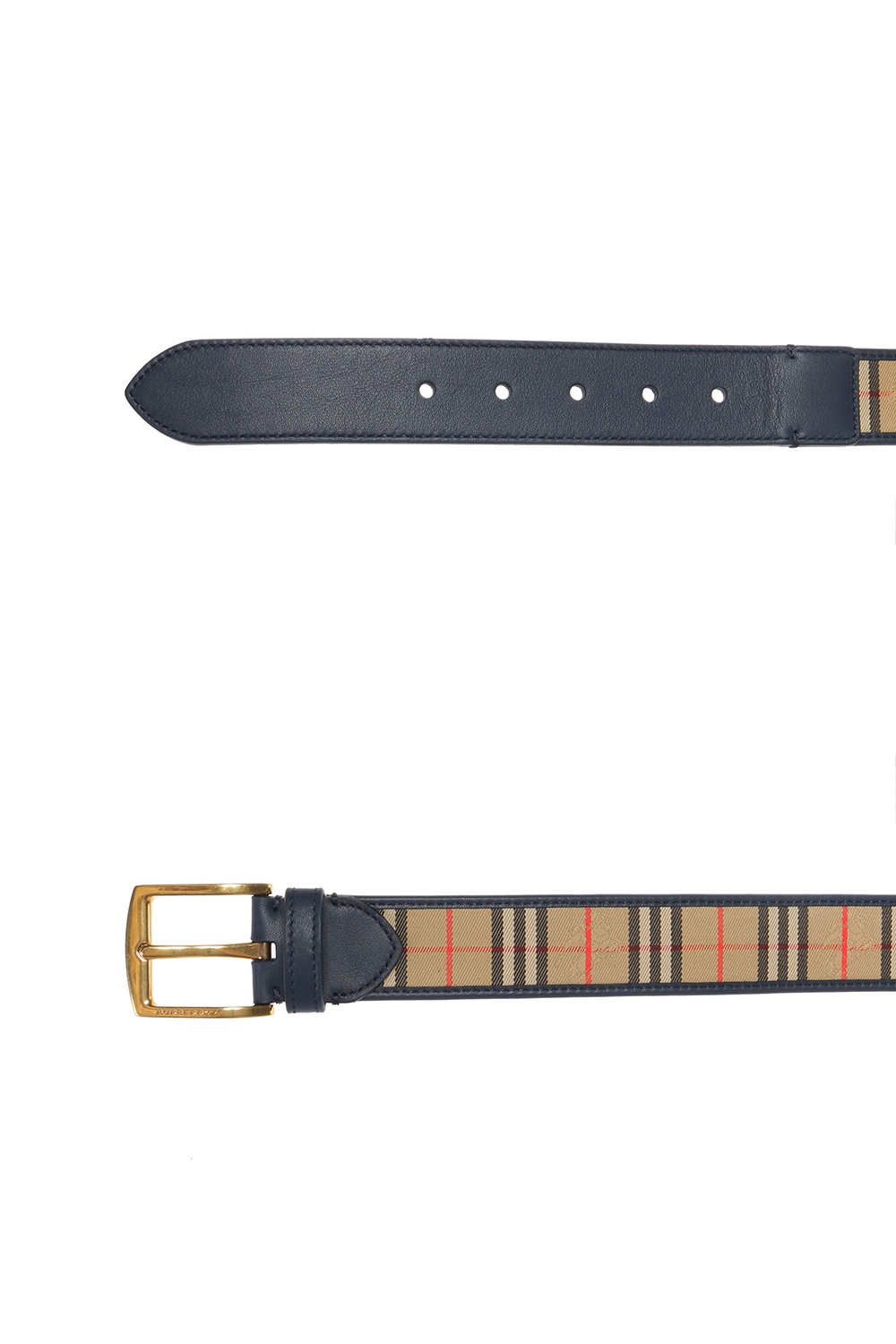 Burberry Belt with a plaid pattern, Men's Accessories