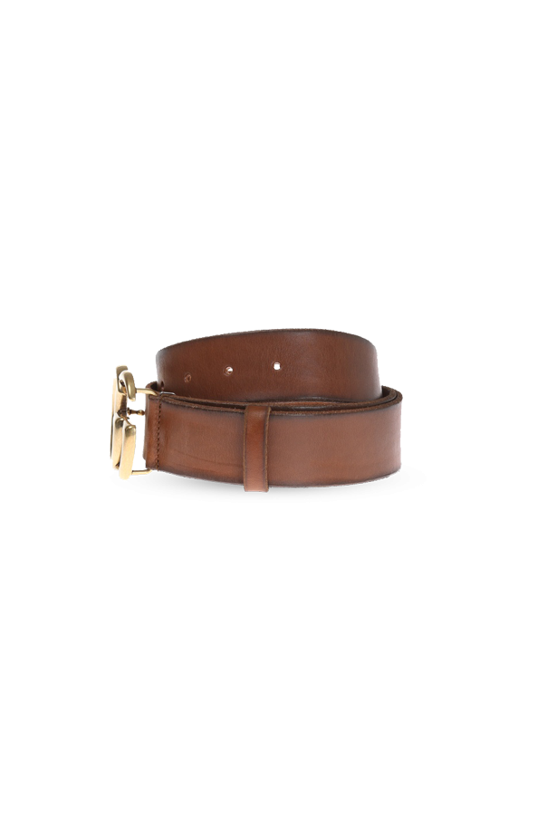 gucci square-frame Leather Belt