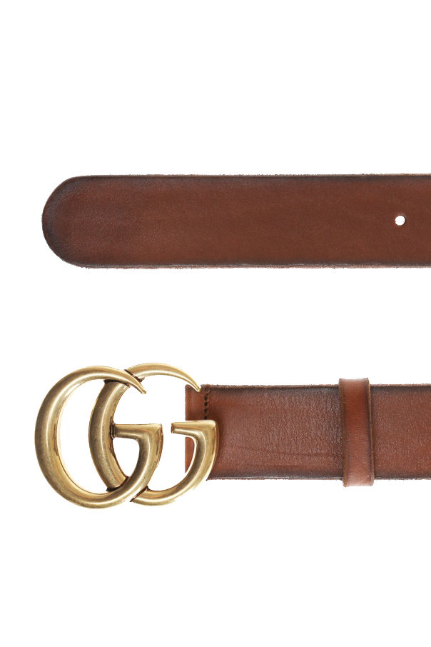 gucci square-frame Leather Belt