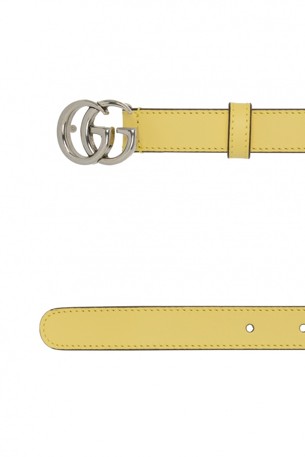 Gucci Leather belt with logo