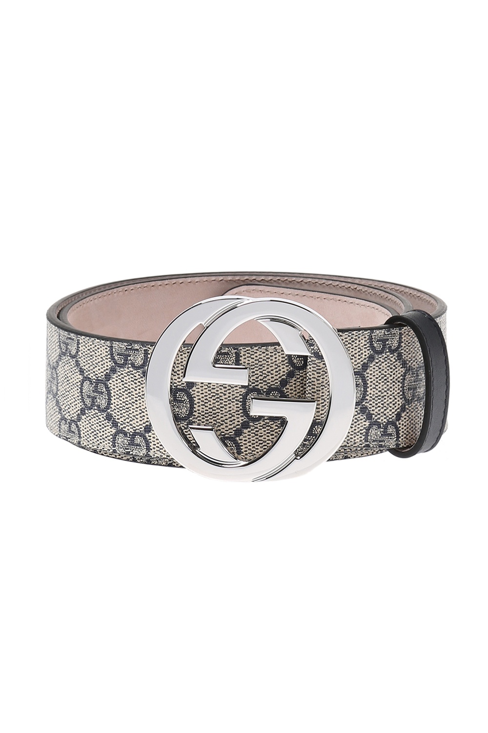 Gucci, Accessories, Gucci Gg Supreme Monogram Interlocking G Belt In Navy