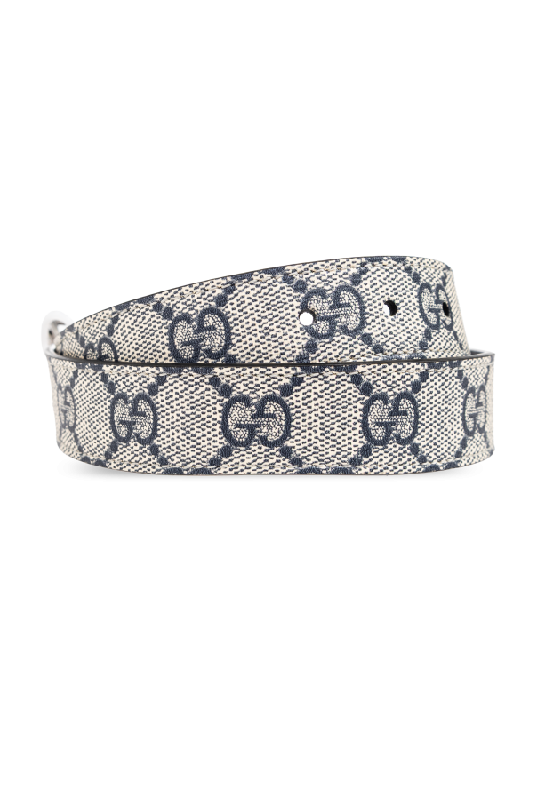Gucci Kids Cinturón de lona GG Supreme