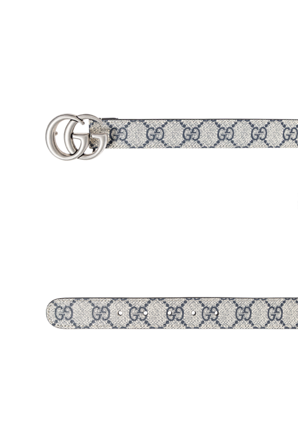 Gucci Kids Cinturón de lona GG Supreme