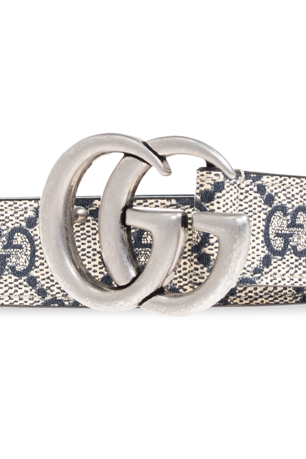 Gucci Kids Cinturón de lona GG Supreme