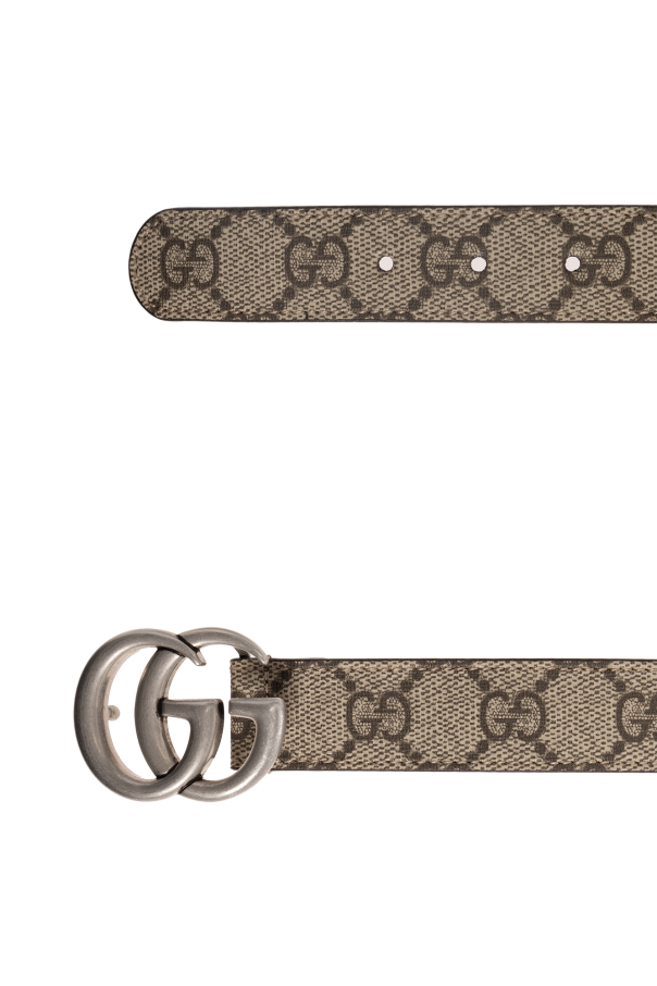 Gucci Card Kids gucci Card gg supreme and leather reversible belt