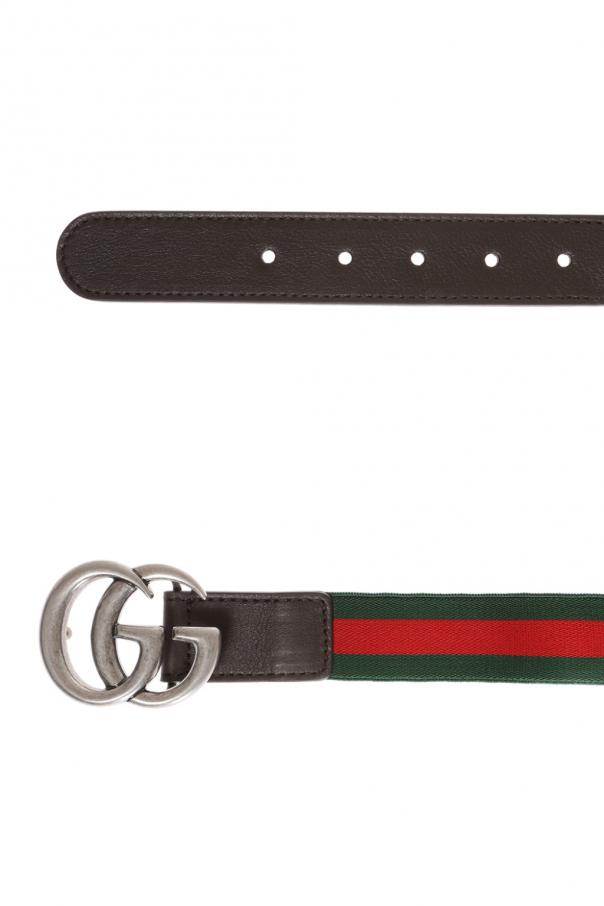 Gucci Kids Logo-buckle belt