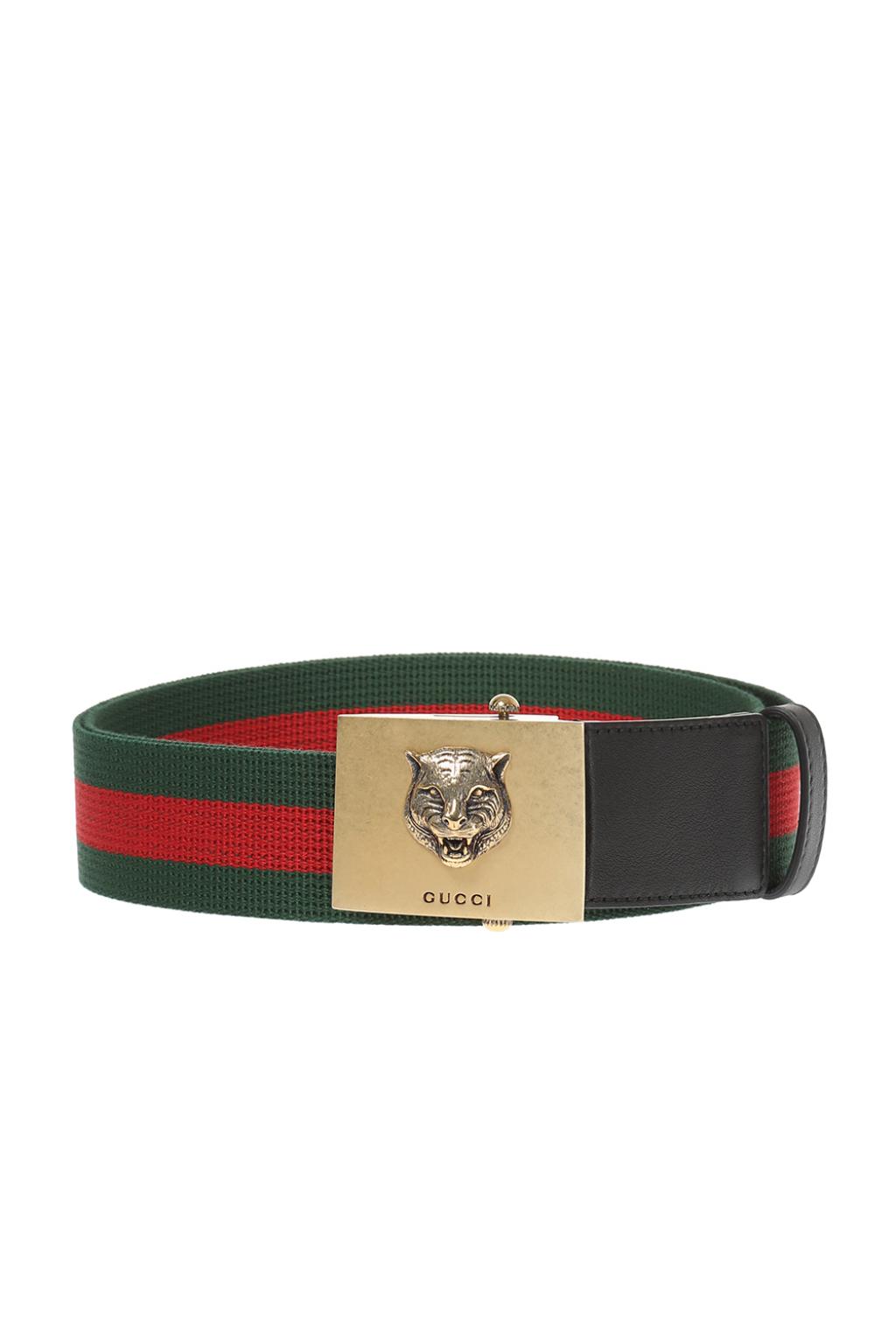 gucci tiger head belt