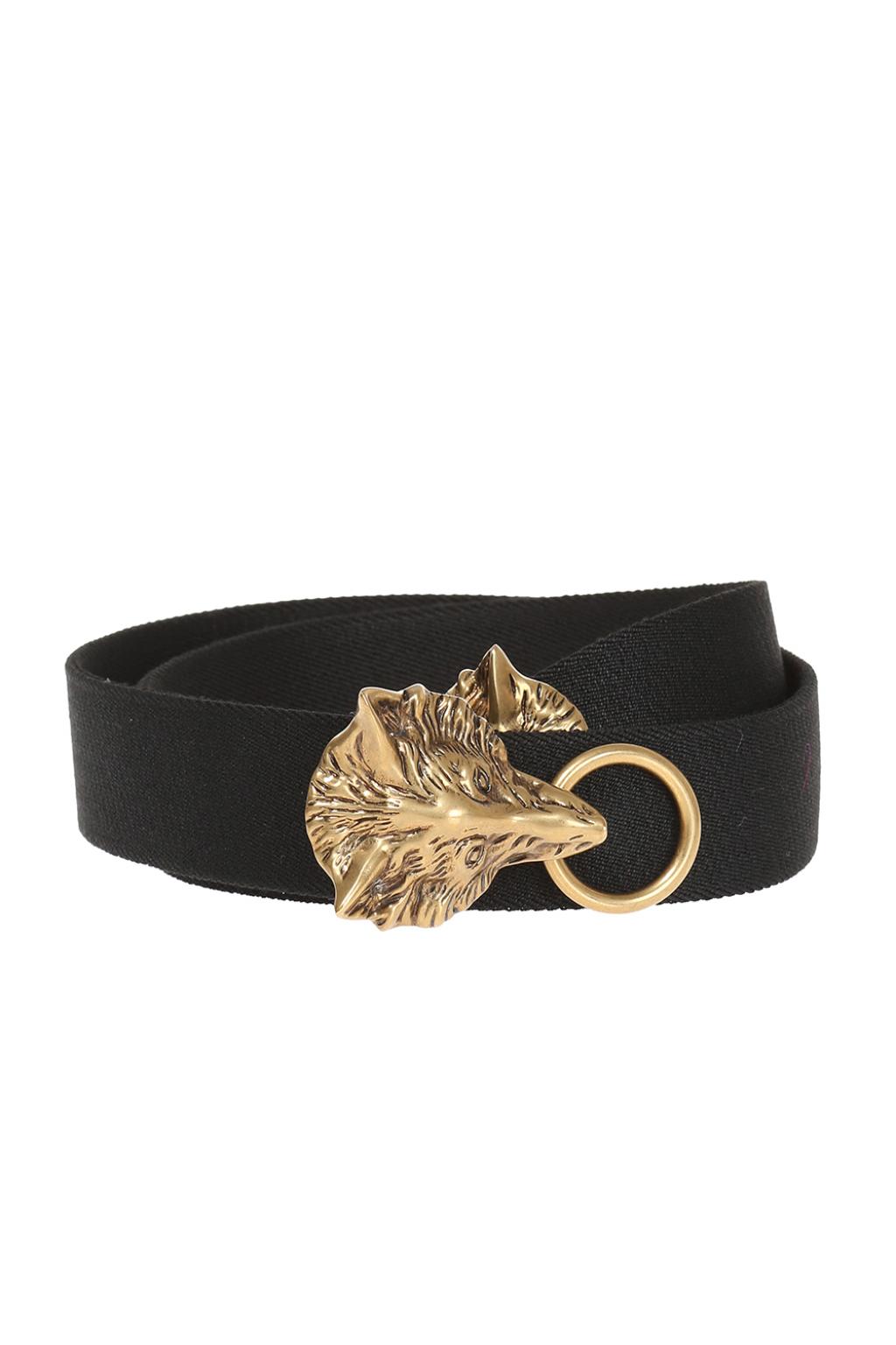 gucci wolf belt