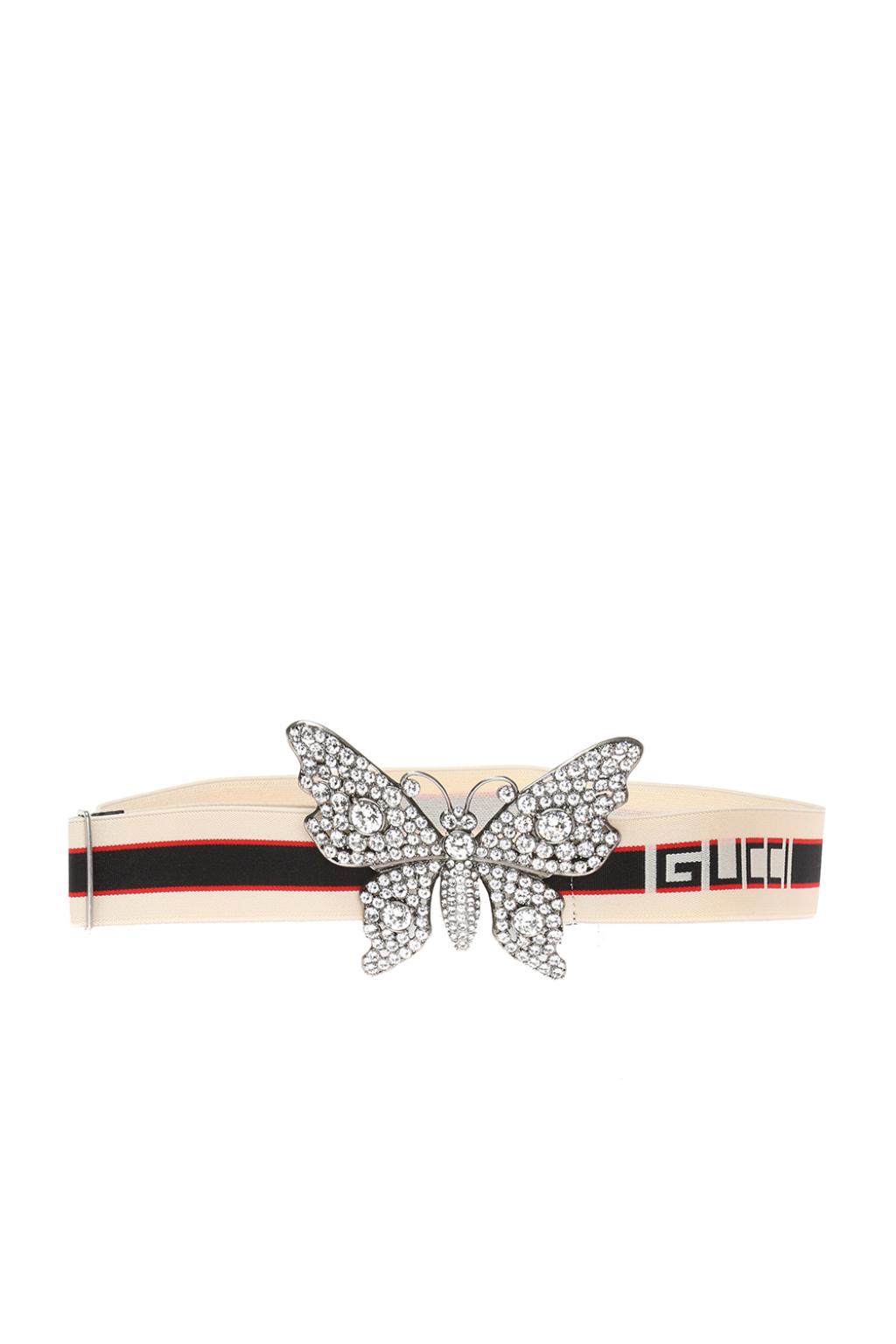 gucci embroidered belt