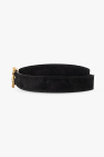 Saint Laurent BLACK Leather belt