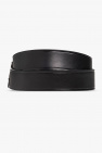 Saint Laurent Leather belt with decorative buckle