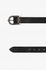 Saint Laurent Leather belt with decorative buckle