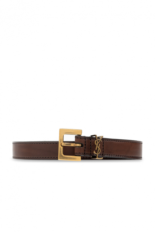 Saint Laurent Belt with logo