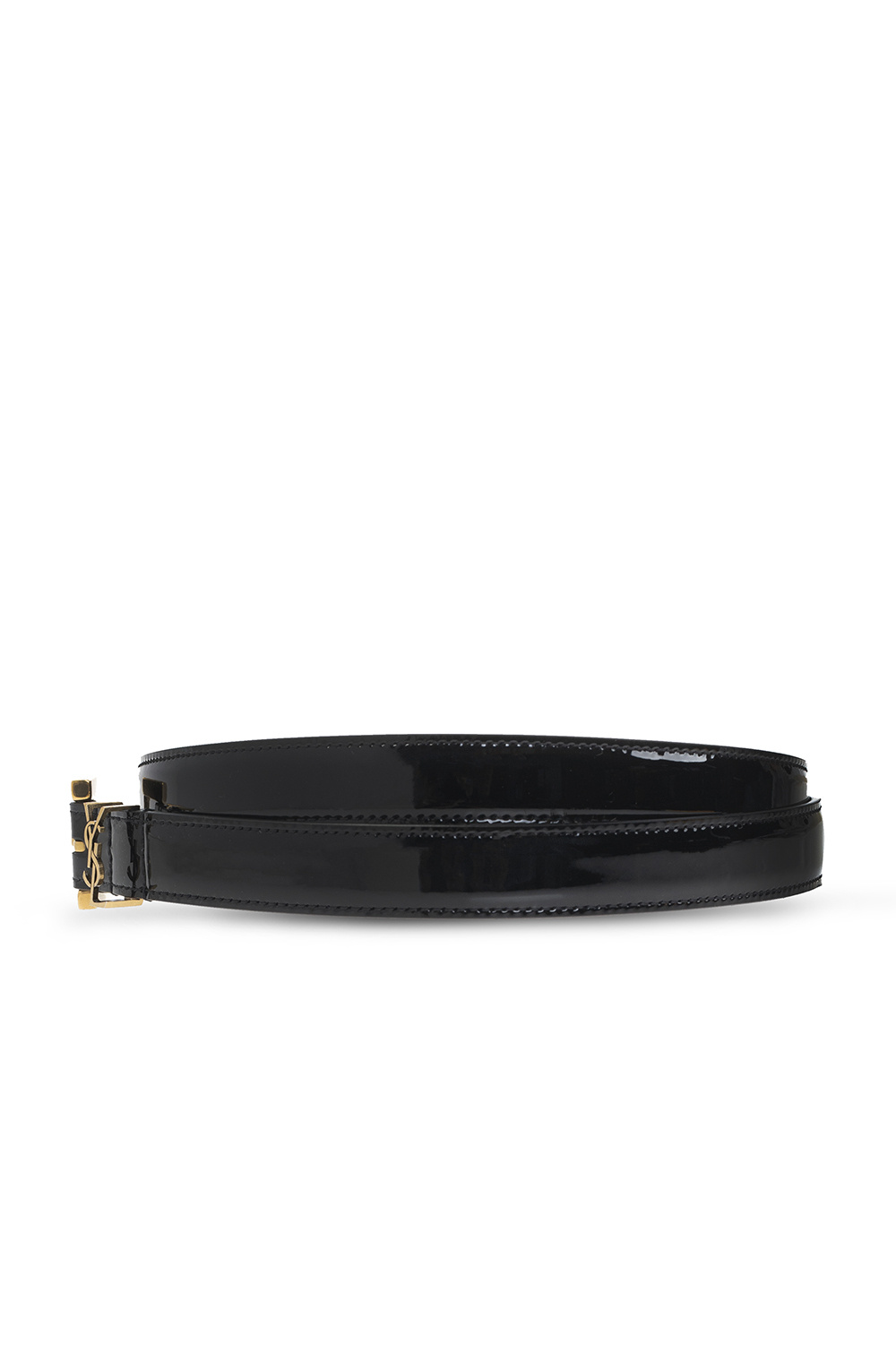 Saint Laurent Leather belt with logo