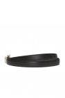 Saint Laurent Leather belt with logo