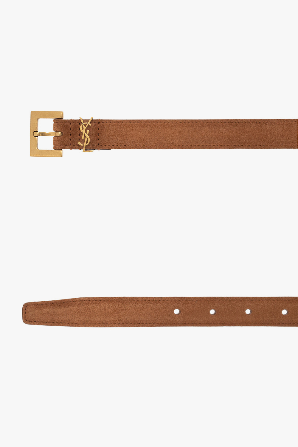 Saint Laurent Suede belt