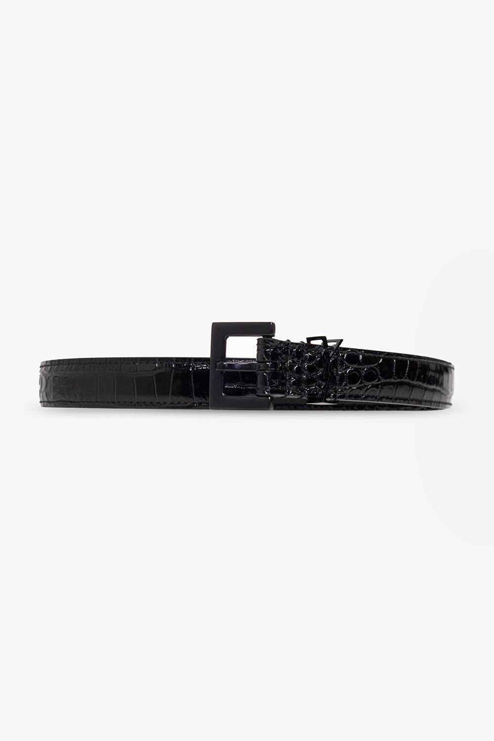 Saint Laurent Leather belt with logo