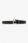 Saint Laurent Leather belt with logo