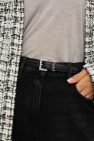 Saint Laurent Leather belt with logo