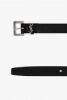 Saint Laurent Leather belt with logo