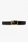 Saint Laurent BLACK Leather belt