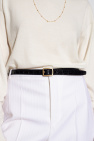 Saint Laurent BLACK Leather belt