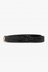 Saint Laurent BLACK Leather belt