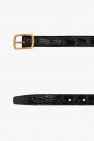 Saint Laurent BLACK Leather belt