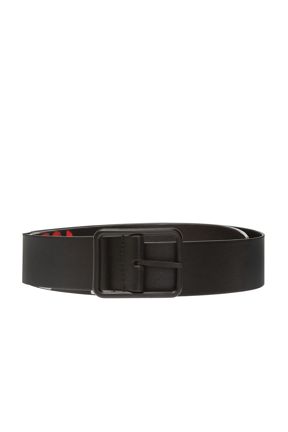 Black Leather belt with logo Burberry - Vitkac TW