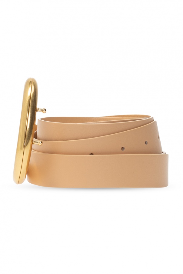 Bottega Veneta Belt with brass buckle