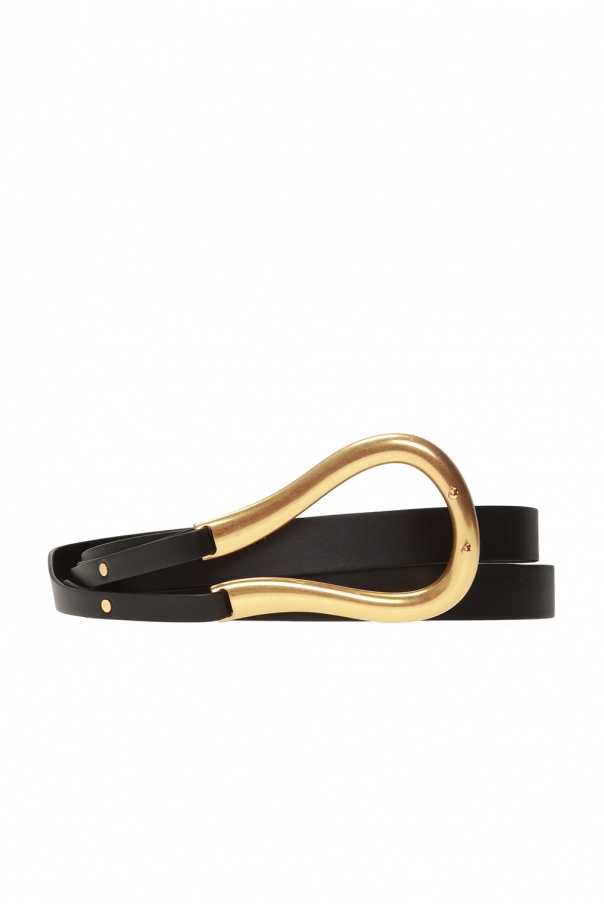 Bottega Veneta Brass buckle belt