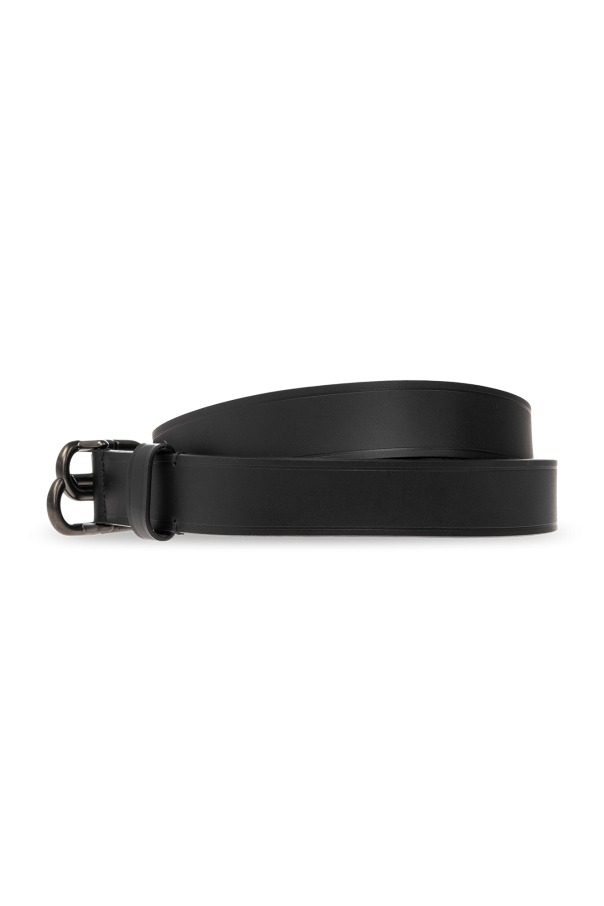 Balenciaga Leather belt with logo
