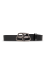 Balenciaga Leather belt with logo