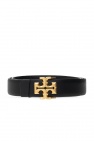 Tory Burch BLACK Belt with logo