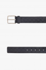 Bottega Veneta NAVY BLUE Intrecciato belt
