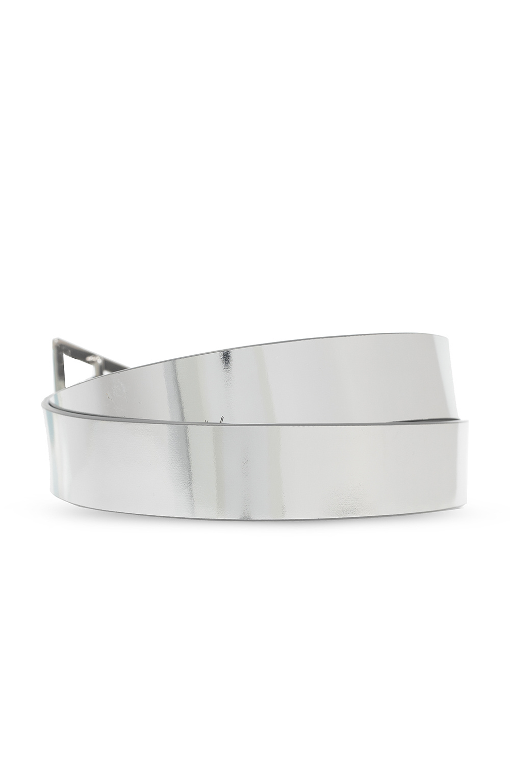 bottega pattern Veneta Leather belt with logo