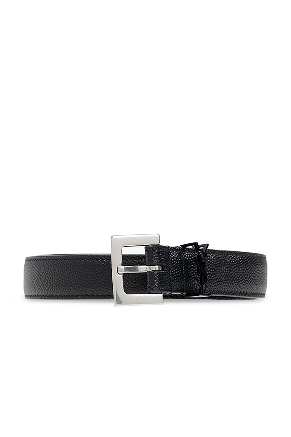 Saint Laurent Leather belt with logo