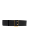 Alexander McQueen BLACK Leather belt