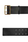 Alexander McQueen BLACK Leather belt