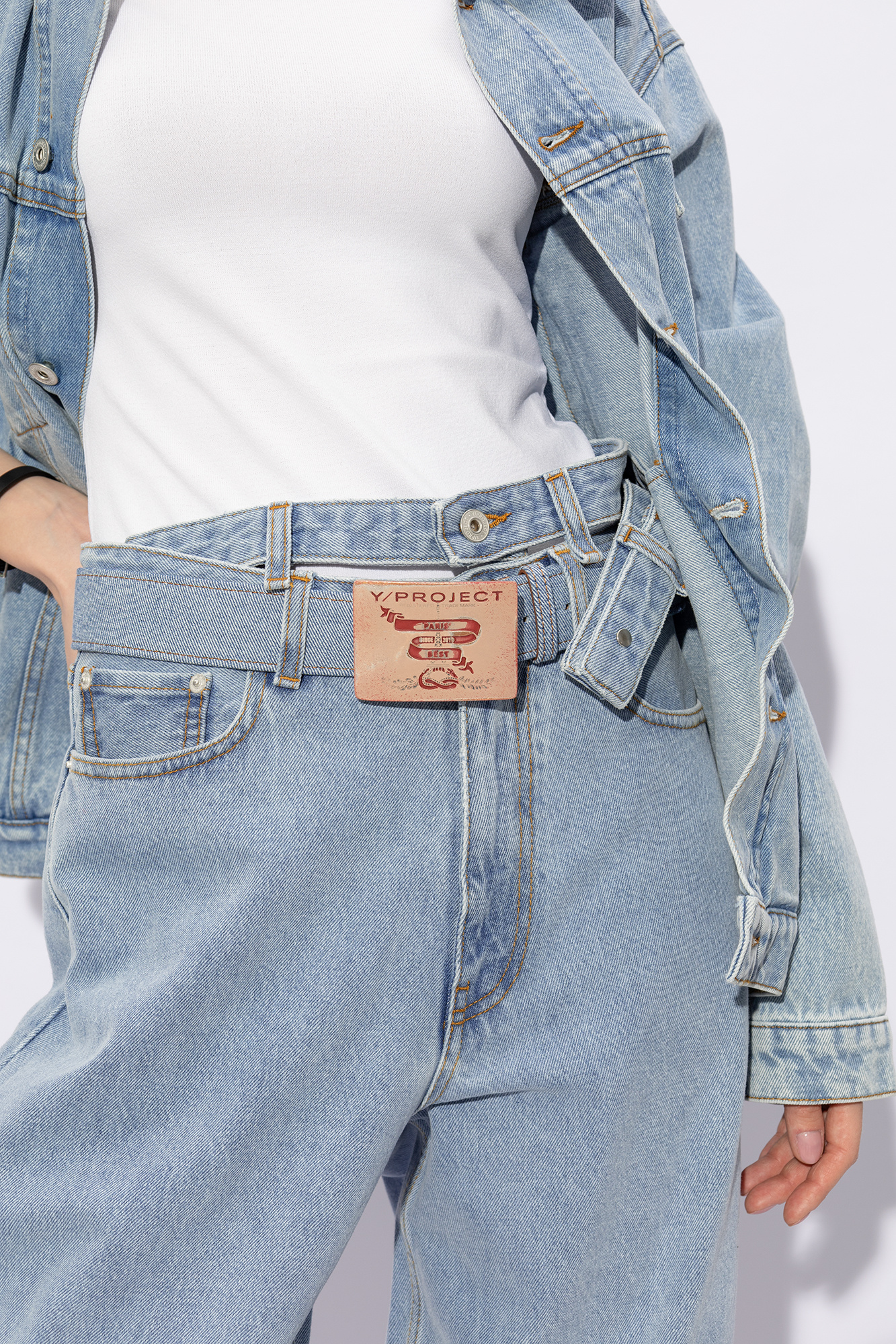 Y Project Denim belt