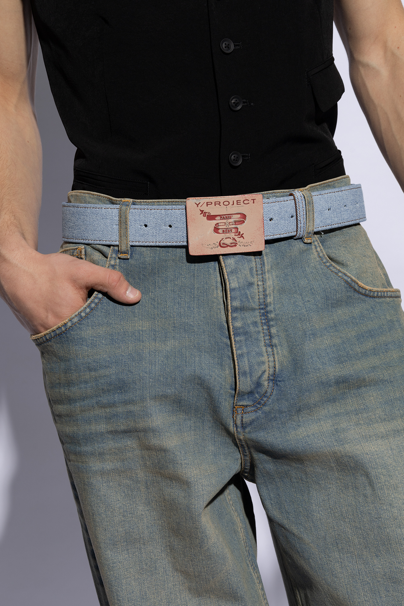 Y Project Denim belt