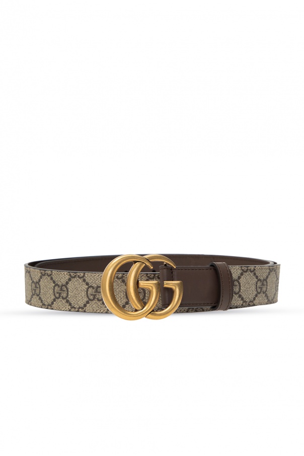 Gucci Leather belt with logo