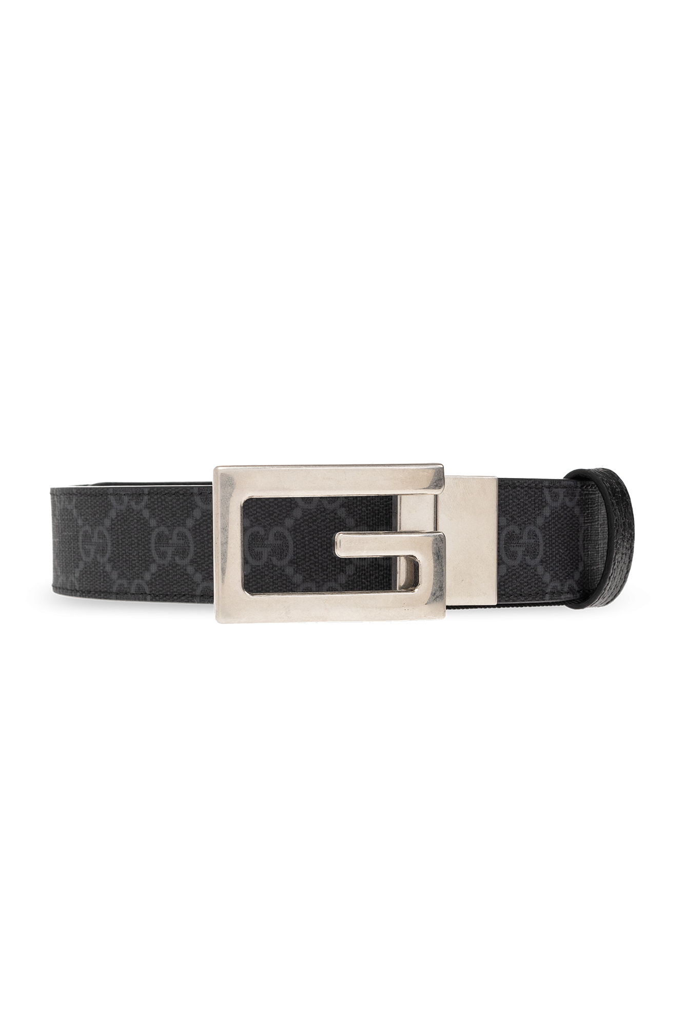 Black Reversible belt with logo Gucci - Vitkac GB